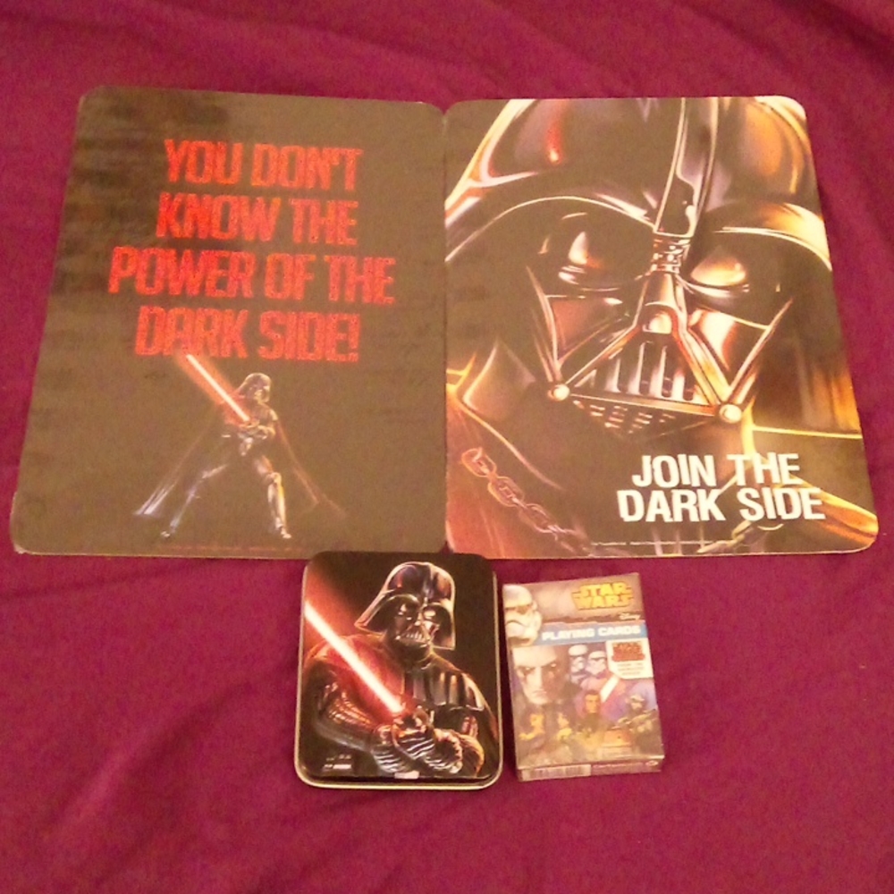 Star Wars, Wall Art, Sticker Tin & Cards, Lot of 4. (2 for $30) - Picture 1 of 5